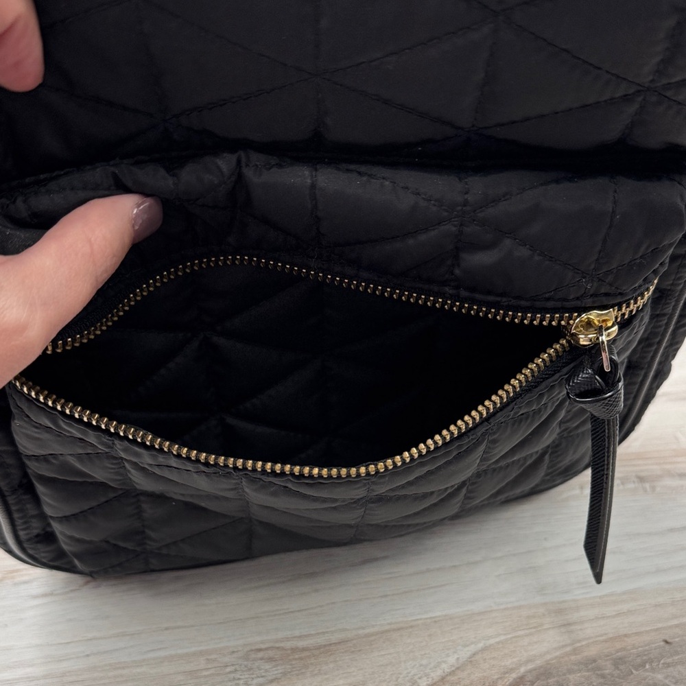 Kate Spade Quilted Black Backpack - Picture 4 of 5